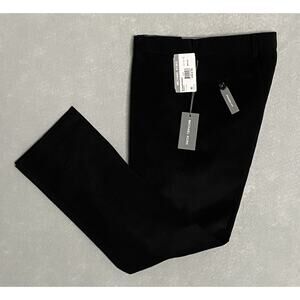 Michael Kors Men's 30x30 Modern Fit Corduroy Pants Solid Black NEW